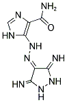 5-[2-(3,5-DIIMINOPYRAZOLIDIN-4-YLIDENE)HYDRAZINO]-1H-IMIDAZOLE-4-CARBOXAMIDE Struktur