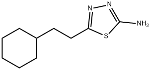 5-(2-CYCLOHEXYL-ETHYL)-[1,3,4]THIADIAZOL-2-YLAMINE Struktur