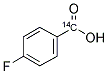 P-FLUOROBENZOIC ACID, [7-14C]- Struktur