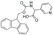 N-FMOC-AMINO-(3-PYRIDINYL)ACETIC ACID Struktur