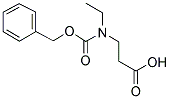 N-BETA-CARBOBENZOXY-N-ETHYL-BETA-ALANINE Struktur