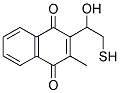 ALPHA2-(2-MERCAPTO-1-HYDROXYETHYL)-3-METHYL-1,4-NAPTHOQUINONE Struktur