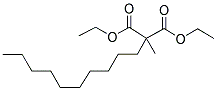 DIETHYL DECYLMETHYLMALONATE Struktur