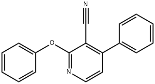 2-PHENOXY-4-PHENYLNICOTINONITRILE Struktur