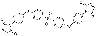 1,1'-(4,4'-(4,4'-SULFONYLBIS(4,1-PHENYLENE)BIS(OXY))BIS(4,1-PHENYLENE))BIS(1H-PYRROLE-2,5-DIONE) Struktur