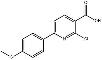 2-CHLORO-6-[4-(METHYLSULFANYL)PHENYL]NICOTINIC ACID price.