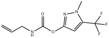 1-METHYL-5-(TRIFLUOROMETHYL)-1H-PYRAZOL-3-YL N-ALLYLCARBAMATE Struktur