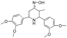 (Z)-(3,4-DIMETHOXYPHENYL)-3-METHYLPIPERIDIN-4-ONE OXIME Struktur