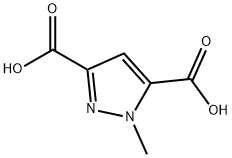 1-METHYL-1H-PYRAZOLE-3,5-DICARBOXYLIC ACID Struktur