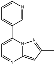 2-METHYL-7-(3-PYRIDINYL)PYRAZOLO[1,5-A]PYRIMIDINE Struktur