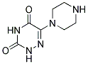 6-PIPERAZIN-1-YL-2H-[1,2,4]TRIAZINE-3,5-DIONE Struktur