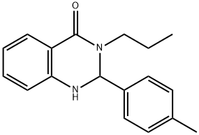 3-PROPYL-2-P-TOLYL-2,3-DIHYDRO-1H-QUINAZOLIN-4-ONE Struktur