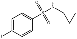 CYCLOPROPYL((4-IODOPHENYL)SULFONYL)AMINE Struktur