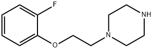 1-[2-(2-FLUOROPHENOXY)ETHYL]PIPERAZINE Struktur