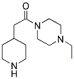 4-ETHYL-1-(4-PIPERIDINOACETYL)PIPERAZINE Struktur