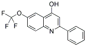 2-PHENYL-6-TRIFLUOROMETHOXYQUINOLINE-4-OL Struktur