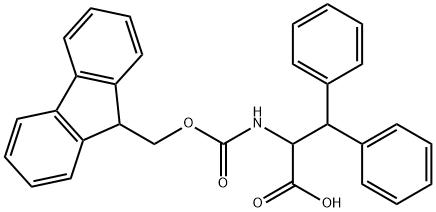 FMOC-3,3-DIPHENYL-DL-ALANINE Struktur