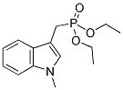 DIETHYL[(1-METHYL-INDOLE-3-YL)METHYL] PHOSPHONATE Struktur