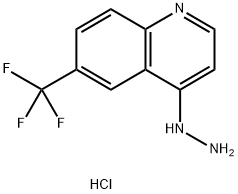 4-HYDRAZINO-6-TRIFLUOROMETHYLQUINOLINE HYDROCHLORIDE Struktur