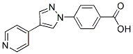 4-[4-(PYRIDIN-4-YL)-1H-PYRAZOL-1-YL]BENZOIC ACID Struktur