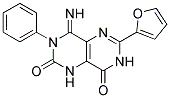 6-(2-FURYL)-4-IMINO-3-PHENYL-1,3,7-TRIHYDRO-5,7-DIAZAQUINAZOLINE-2,8-DIONE Struktur