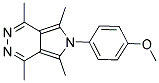 6-(4-METHOXYPHENYL)-1,4,5,7-TETRAMETHYL-6H-PYRROLO[3,4-D]PYRIDAZINE Struktur