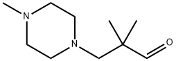 2,2-DIMETHYL-3-(4-METHYL-PIPERAZIN-1-YL)-PROPIONALDEHYDE Struktur