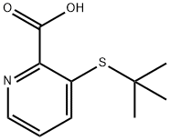 3-TERT-BUTYLTHIO-2-CARBOXYPYRIDINE Struktur