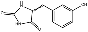 5-(3'-HYDROXYBENZYLIDENE)HYDANTOIN Struktur