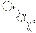 METHYL 5-(4-MORPHOLINYLMETHYL)-2-FUROATE Struktur