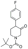 N-BOC-3-OXO-4-(4-FLUORO-PHENYL) PIPERIDINE Struktur