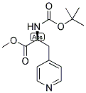 (S)-2-TERT-BUTOXYCARBONYLAMINO-3-PYRIDIN-4-YL-PROPIONIC ACID METHYL ESTER Struktur