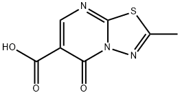 2-METHYL-5-OXO-5H-[1,3,4]THIADIAZOLO-[3,2-A]PYRIMIDINE-6-CARBOXYLIC ACID Struktur