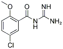 N-(5-CHLORO-2-METHOXYBENZOYL)GUANIDINE Struktur