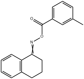 1-([(3-METHYLBENZOYL)OXY]IMINO)-1,2,3,4-TETRAHYDRONAPHTHALENE Struktur