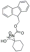 N-FMOC-AMINOCYCLOHEXANE CARBOXYLIC ACID 1-, [CARBOXYL-14C] Struktur