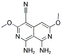 1,8-DIAMINO-3,6-DIMETHOXY-2,7-NAPHTHYRIDINE-4-CARBONITRILE Struktur