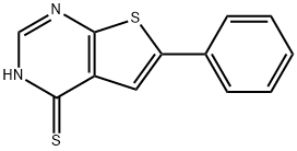 6-PHENYLTHIENO[2,3-D]PYRIMIDINE-4-THIOL Struktur