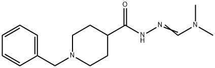 N'-[(1-BENZYL-4-PIPERIDINYL)CARBONYL]-N,N-DIMETHYLHYDRAZONOFORMAMIDE Struktur