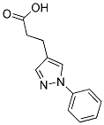 3-(1-PHENYL-1H-PYRAZOL-4-YL)PROPANOIC ACID Struktur