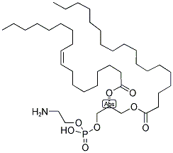 1-STEAROYL-2-OLEOYL-SN-GLYCERO-3-PHOSPHOETHANOLAMINE Struktur