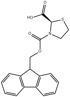 FMOC-(R)-THIAZOLIDINE-2-CARBOXYLIC ACID Struktur