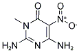 2,6-DIAMINO-5-(NITRO)-3-METHYLPYRIMIDIN-4(3H)-ONE Struktur