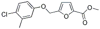 METHYL 5-[(4-CHLORO-3-METHYLPHENOXY)METHYL]-2-FUROATE Struktur