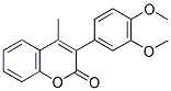 3(3',4'-DIMETHOXYPHENYL)-4-METHYLCOUMARIN Struktur