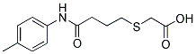 (3-P-TOLYLCARBAMOYL-PROPYLSULFANYL)-ACETIC ACID Struktur