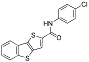 N-(4-CHLOROPHENYL)THIENO[3,2-B][1]BENZOTHIOPHENE-2-CARBOXAMIDE Struktur