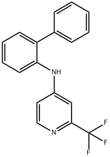 N-[1,1'-BIPHENYL]-2-YL-2-(TRIFLUOROMETHYL)-4-PYRIDINAMINE Struktur