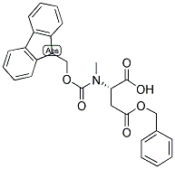 FMOC-MEASP(OBZL)-OH Struktur