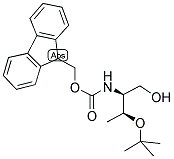 N-FMOC-D-THR(TBU)-OL-N-FMOC-(2S,3S)-2-AMINO-3-T-BUTOXY-1-BUTANOL Struktur